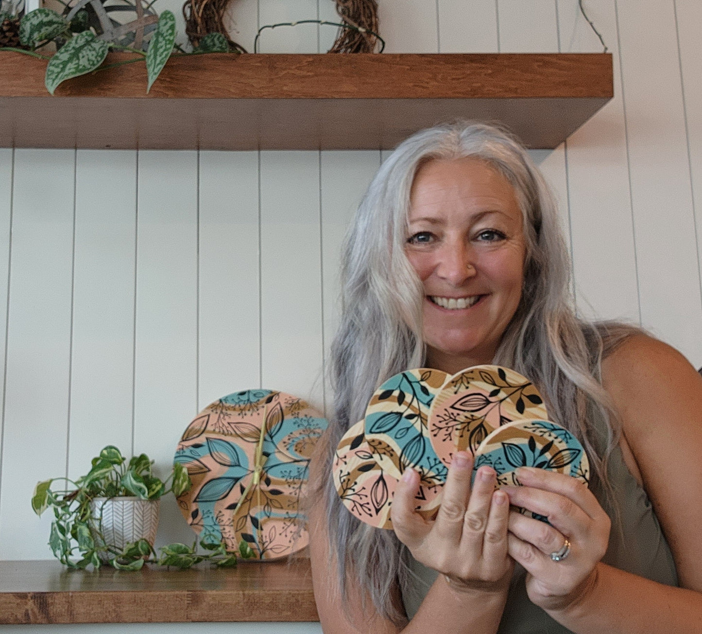 DIY Boho Clock & Coasters with Yvette St. Amant
