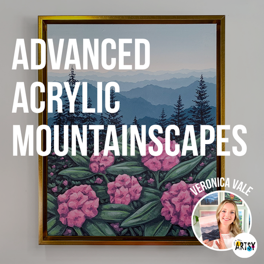 Advanced Acrylic Mountainscapes With Veronica Vale