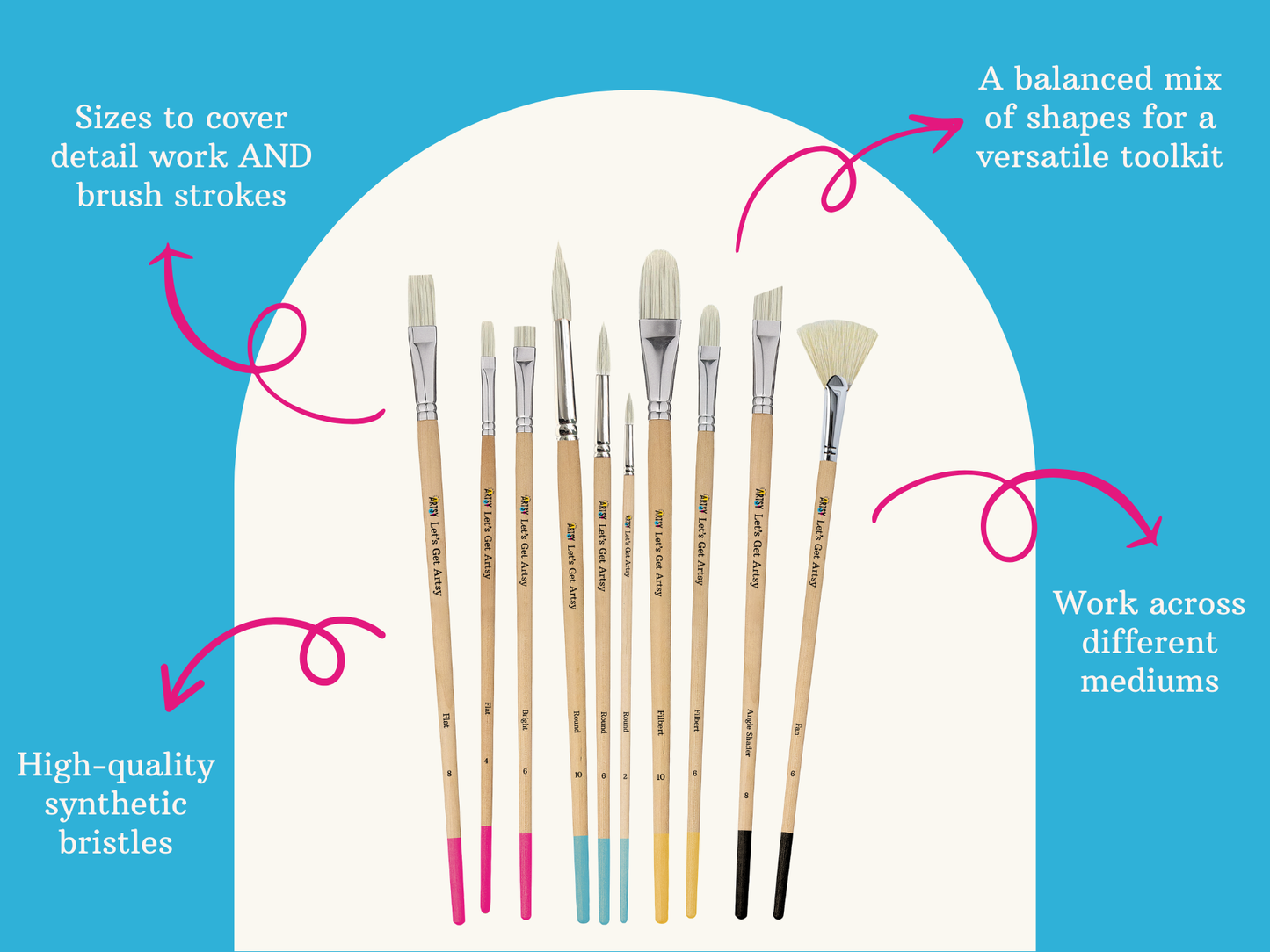 10 Piece Brush Set