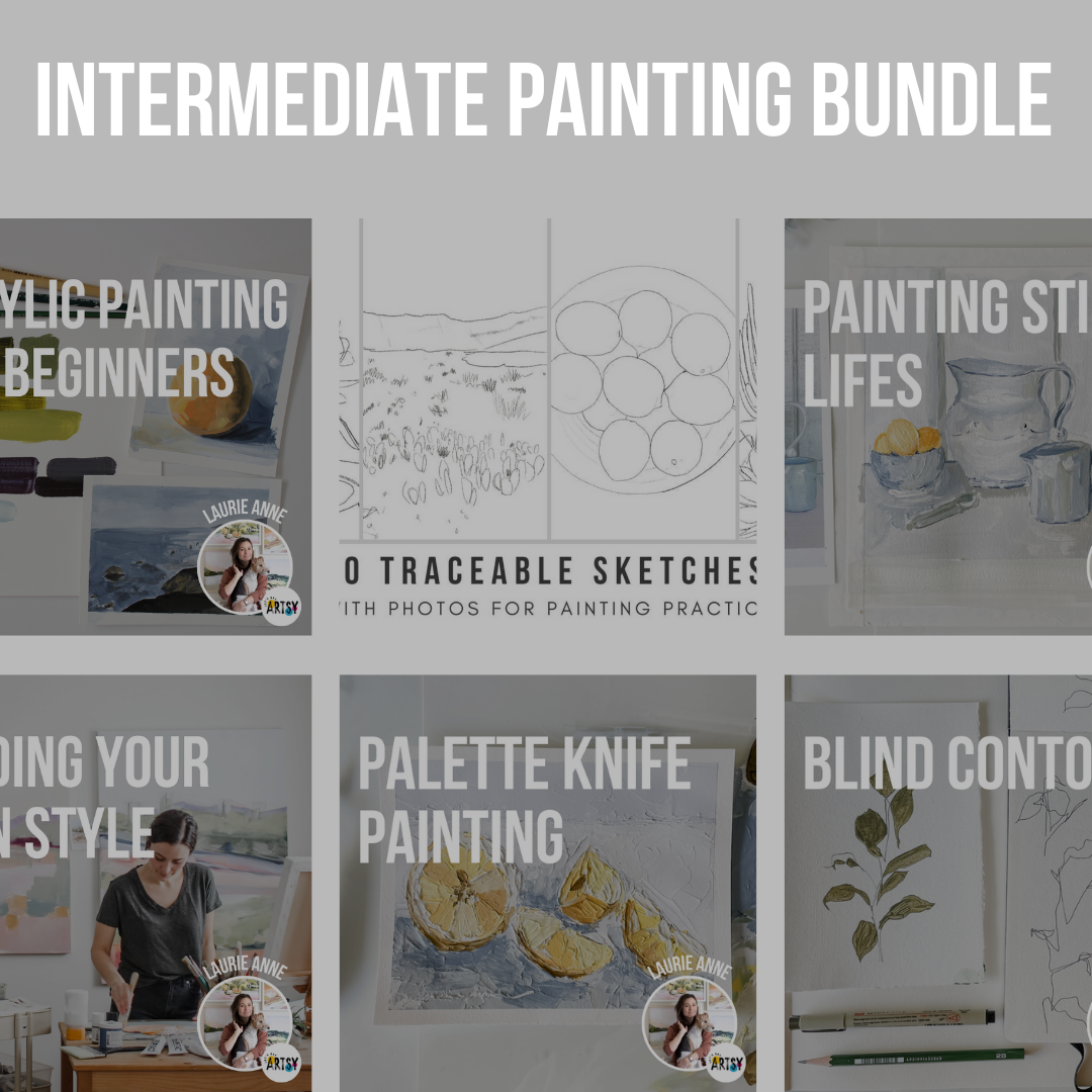 Intermediate Painting Bundle With Laurie Anne