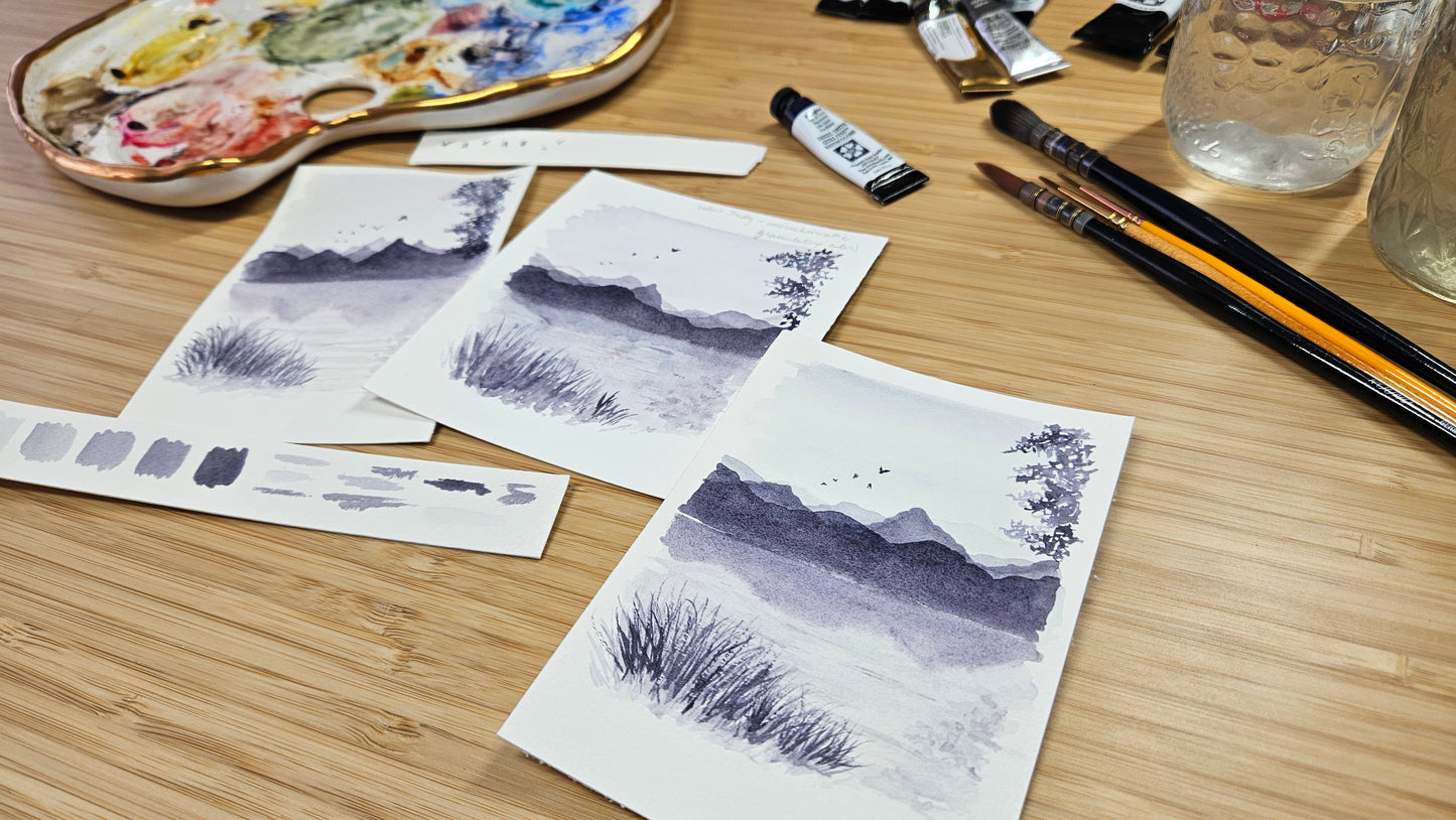 A Complete Guide to Watercolor Landscapes With Krystal Kennedy