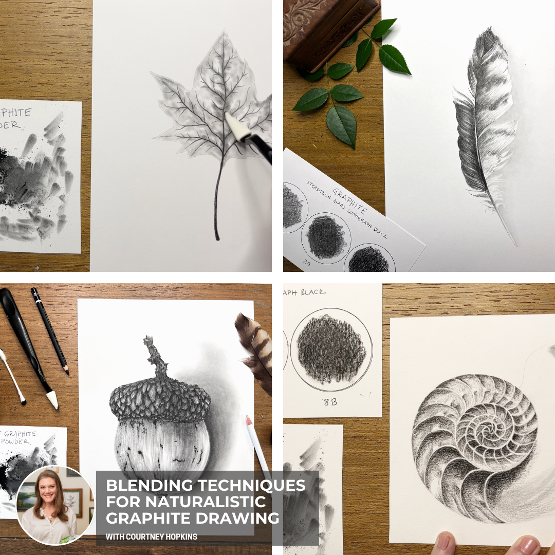 Blending Techniques for Naturalistic Graphite Drawing With Courtney Hopkins