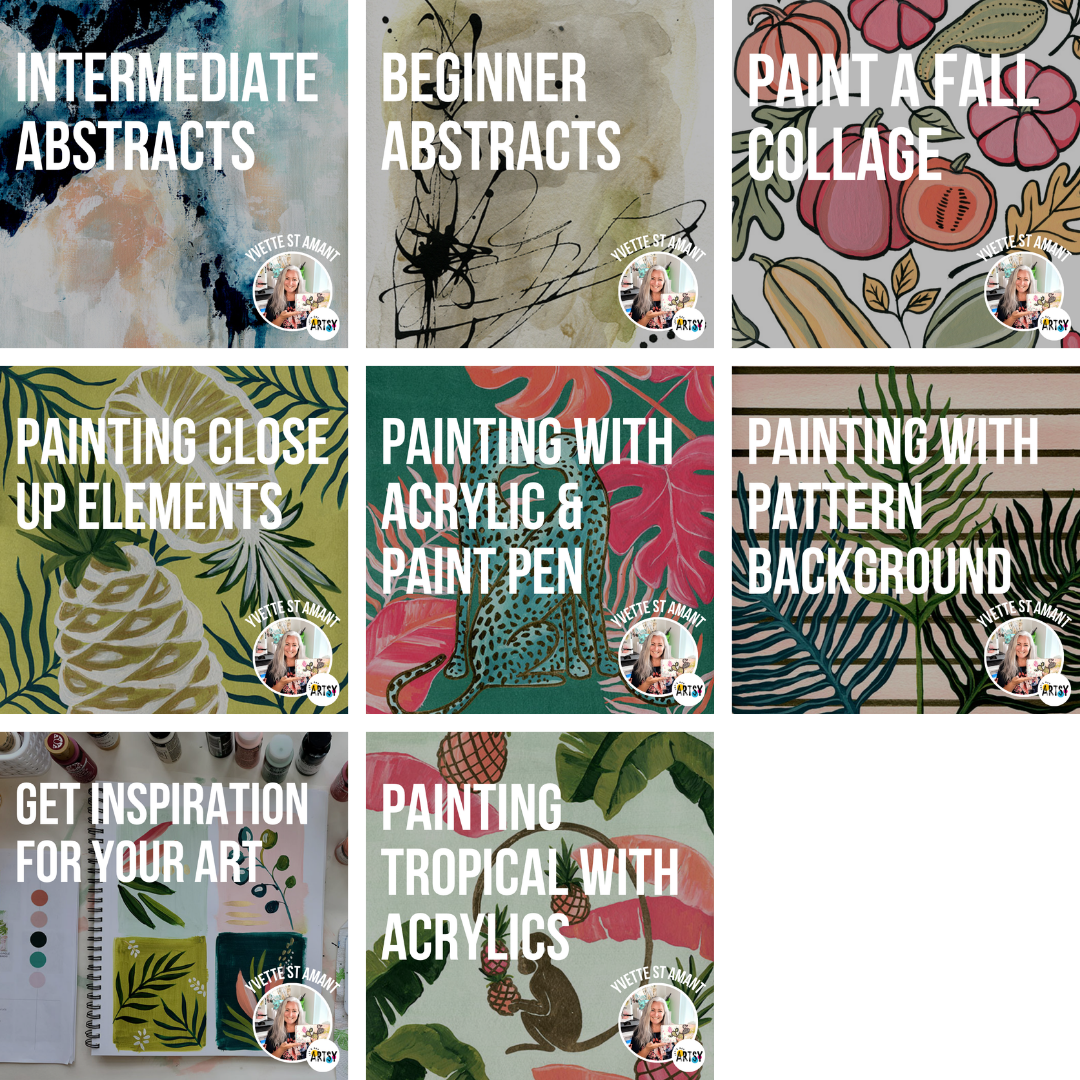 Intermediate Painting Bundle with Yvette St. Amant