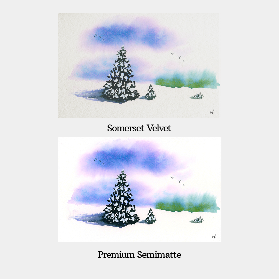 Cloudy Winter Skies Print by Madeline Kerrii