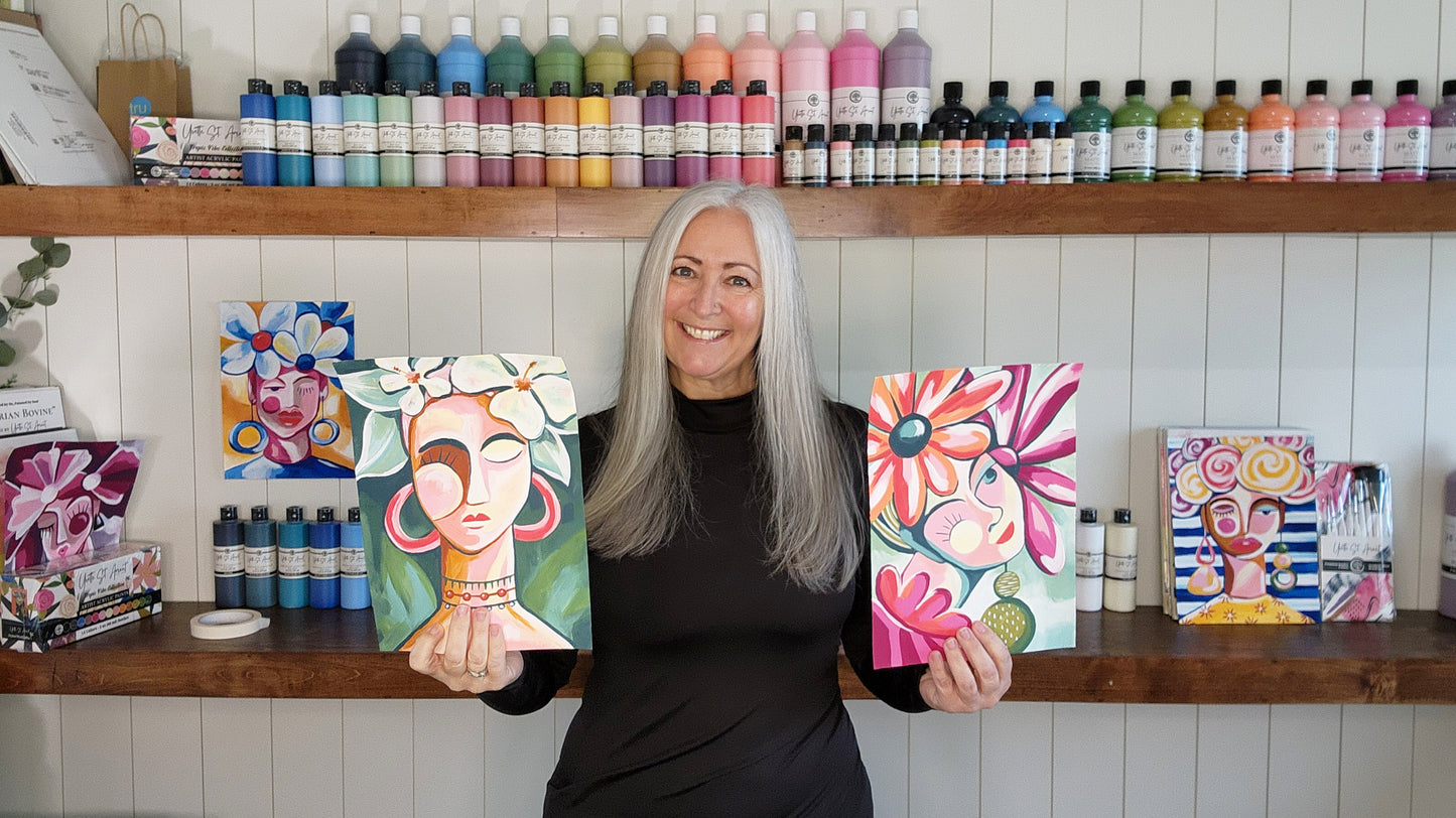 Whimsical Abstract Portraits With Yvette St. Amant