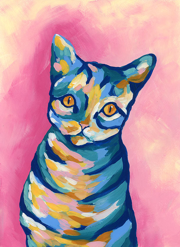 Abstract Pet Paw-traits With Yvette St. Amant