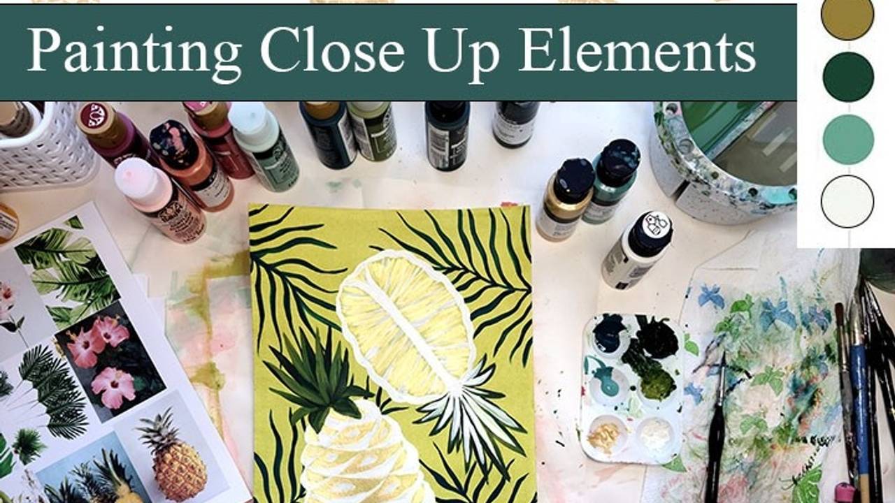 Intermediate Acrylics Collection With Yvette St. Amant