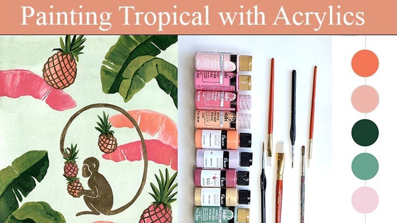 Intermediate Acrylics Collection With Yvette St. Amant