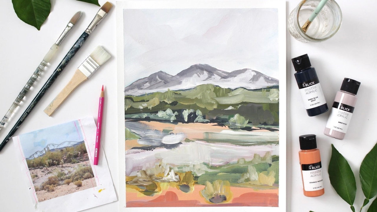 Limited Color Palette Class With Laurie Anne – Let's Get Artsy