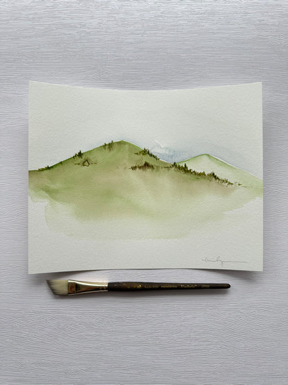 Abstract Watercolor Landscapes for Beginners With Emily Newman