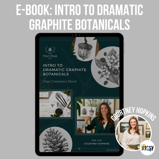Dramatic Graphite Drawings Step By Step eBook by Courtney Hopkins