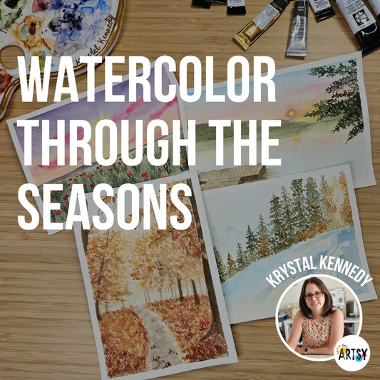 Watercolor Through the Seasons With Krystal Kennedy