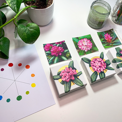 Intermediate Acrylic Mountain Florals with Veronica Vale