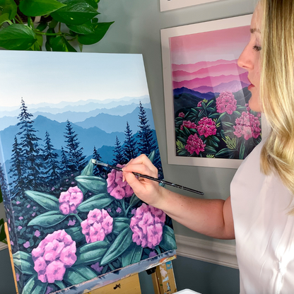 Advanced Acrylic Mountainscapes With Veronica Vale