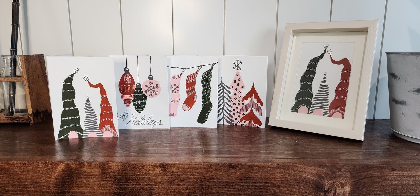 Hand Painted Holiday Cards With Yvette St. Amant