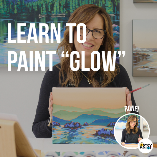 Learn To Paint "GLOW" with Ronei