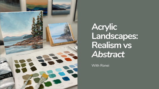 Acrylic Landscapes: Realism vs Abstract With Ronei