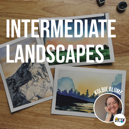 Intermediate Watercolor Landscapes With Kolbie Blume