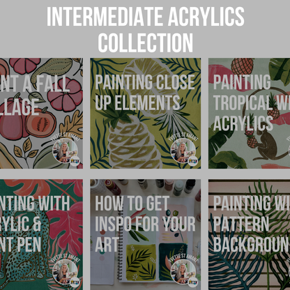 Intermediate Acrylics Collection With Yvette St. Amant