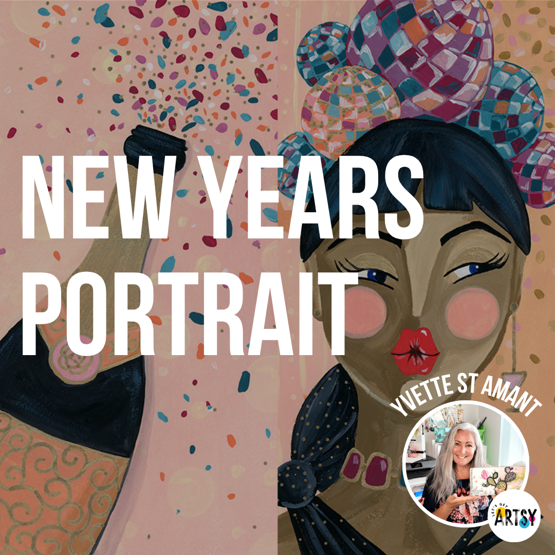 New Years Portrait Diptych with Yvette St. Amant