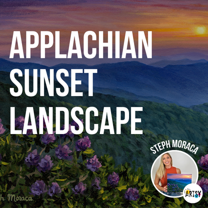 Appalachian Sunset Landscape Tutorial - With Steph Moraca