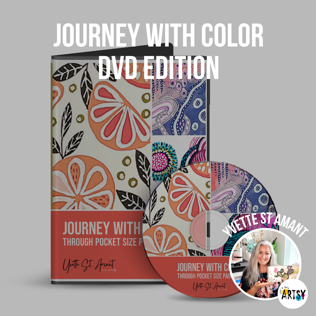 Journey With Color Through Pocket Sized Paintings - With Yvette St. Amant - DVD ONLY EDITION
