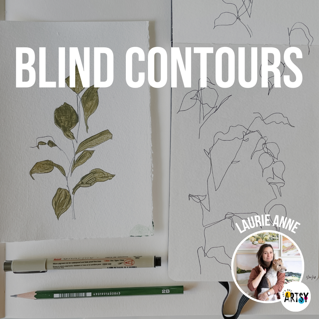 Blind Contour Class With Laurie Anne