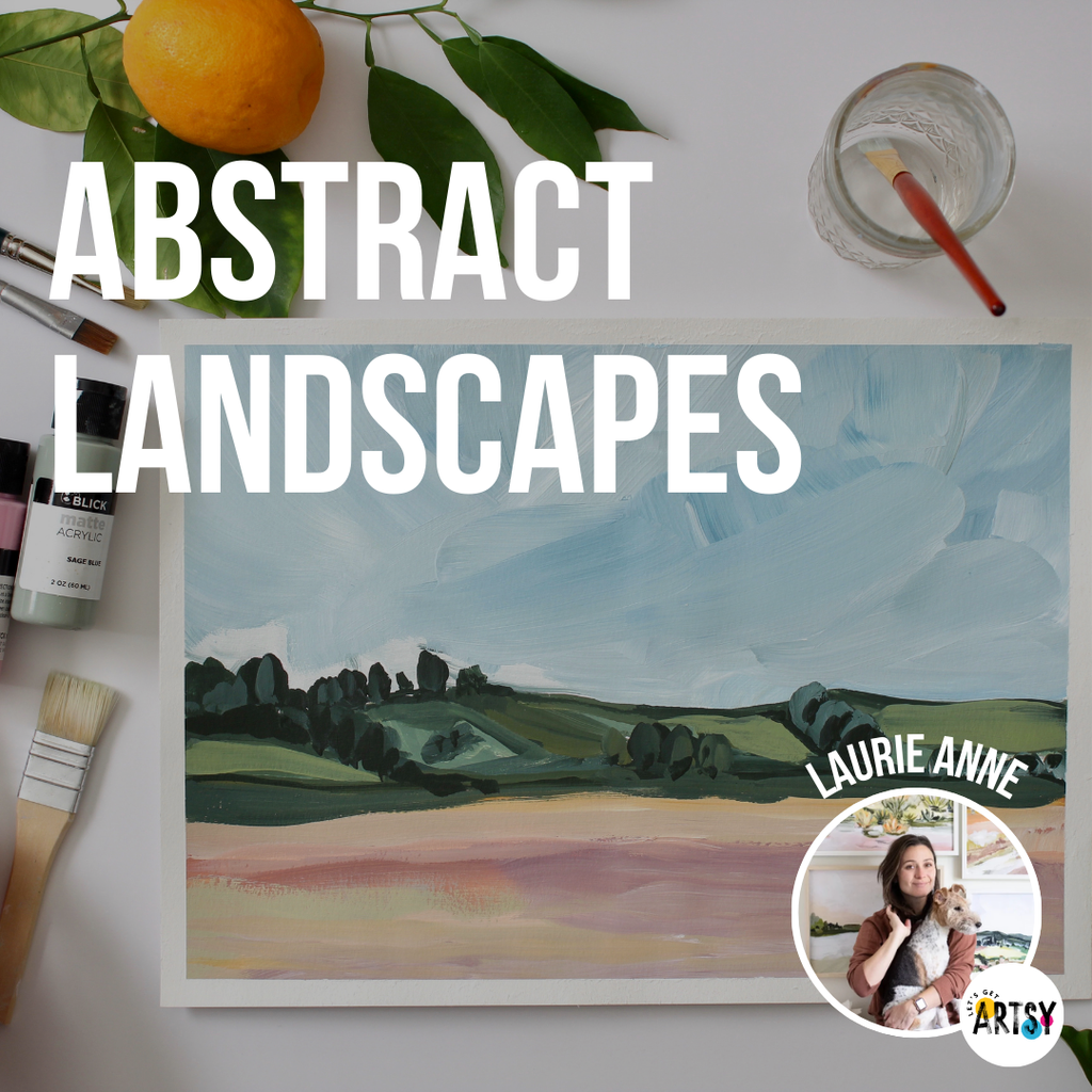 Abstract Landscape Class With Laurie Anne