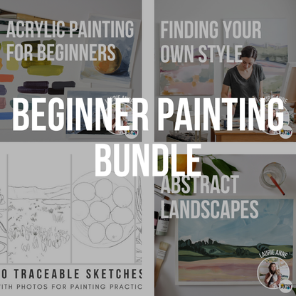 Beginner Painting Bundle With Laurie Anne