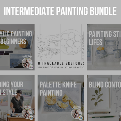 Intermediate Painting Bundle With Laurie Anne