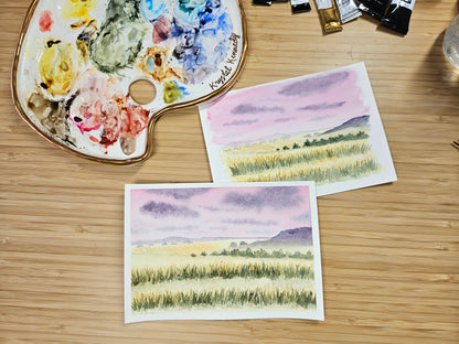 A Complete Guide to Watercolor Landscapes With Krystal Kennedy