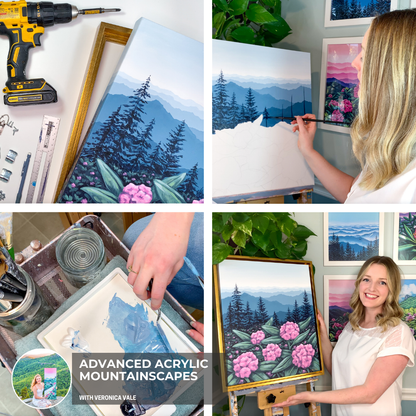 Advanced Acrylic Mountainscapes With Veronica Vale