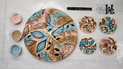 DIY Boho Clock & Coasters with Yvette St. Amant