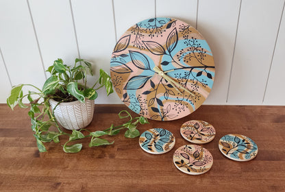 DIY Boho Clock & Coasters with Yvette St. Amant
