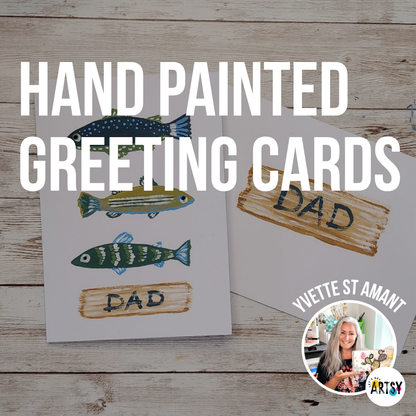 Hand Painted Greeting Cards with Yvette St. Amant