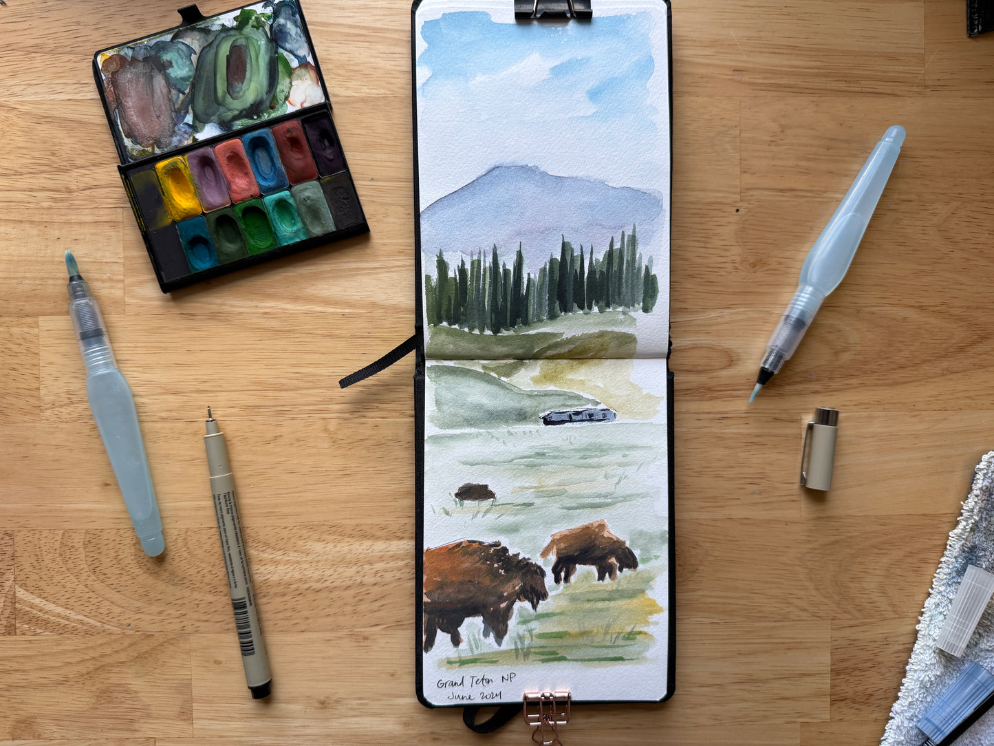 Painting The Tetons with Kolbie Blume