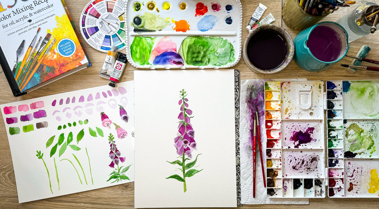 Petal Foundations: The Essential Guide to Mastering Any Watercolor Flower With Michelle Beaudrot