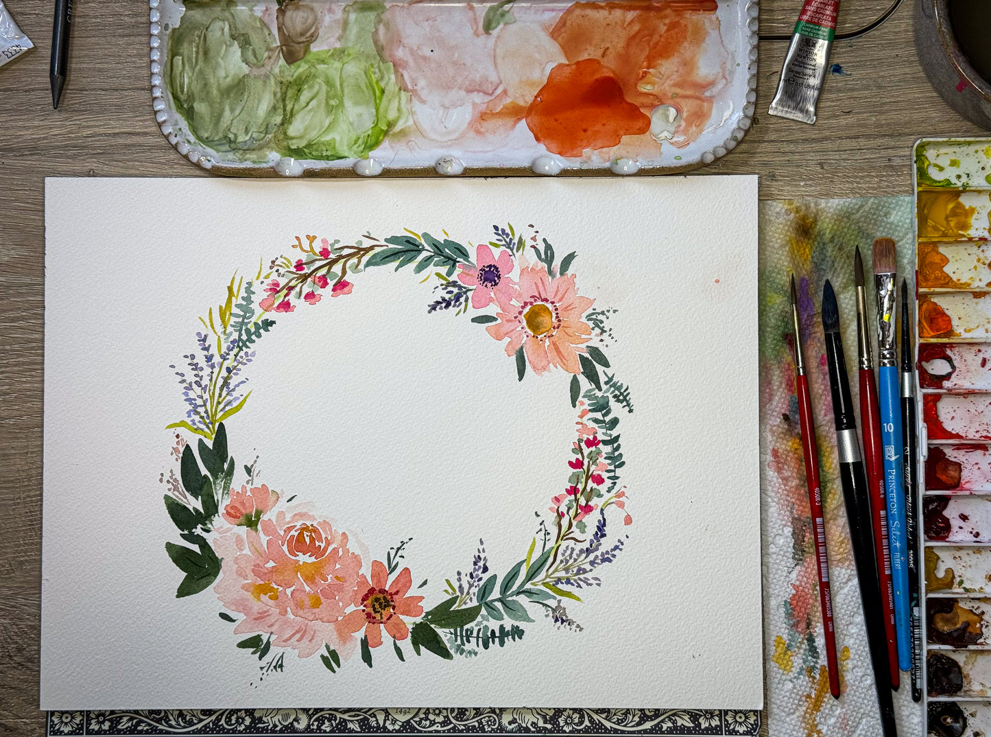 Wreaths in Bloom: Mastering Seasonal Watercolor Wreaths With Michelle Beaudrot