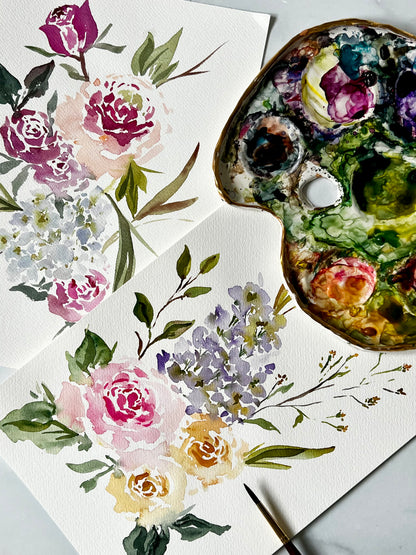 Intro To Watercolor Loose Florals With Elizabeth Dixon