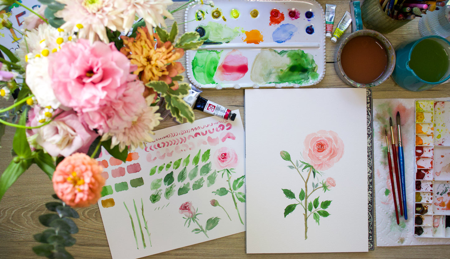 Petal Foundations: The Essential Guide to Mastering Any Watercolor Flower With Michelle Beaudrot