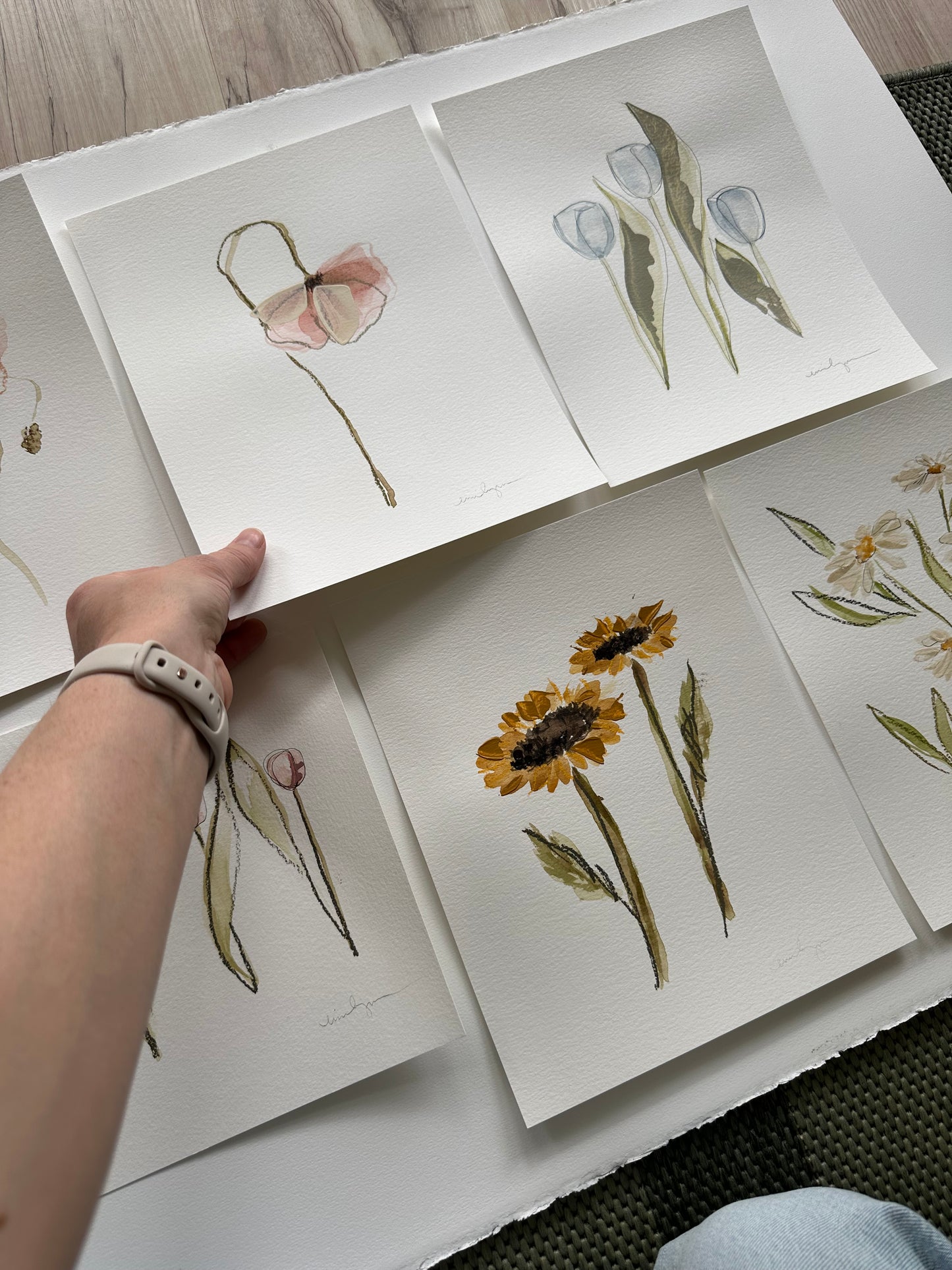 Abstract Watercolor Florals for Beginners With Emily Newman