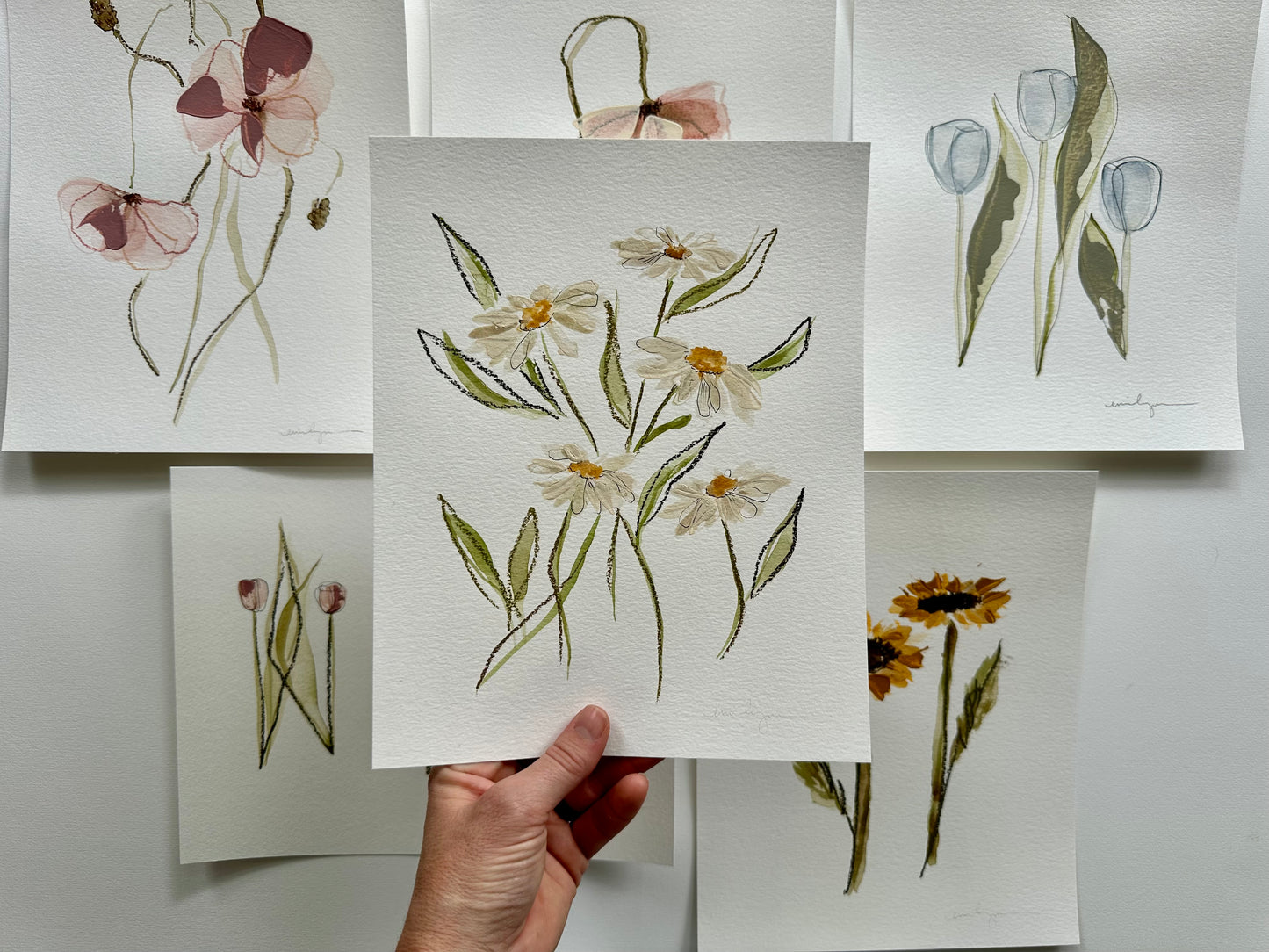 Abstract Watercolor Florals for Beginners With Emily Newman