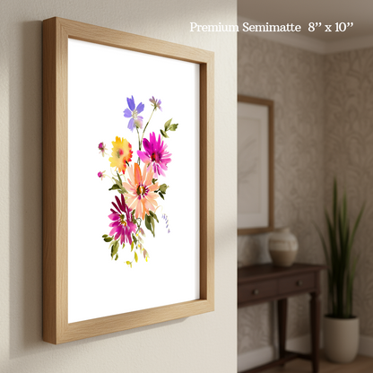 Dahlia Blossom Print by Aurelia Thomson