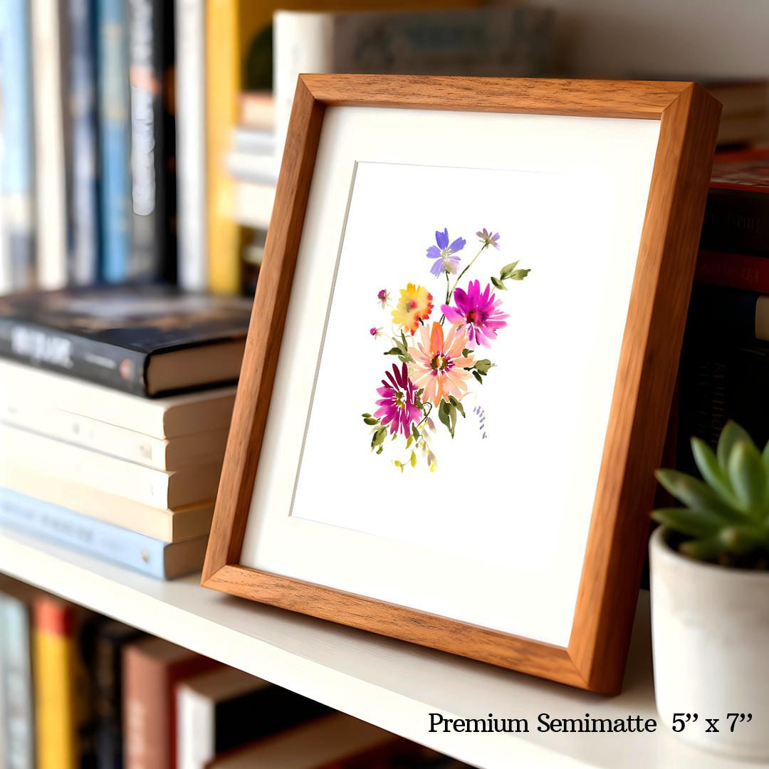 Dahlia Blossom Print by Aurelia Thomson