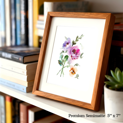 Rich Blooms Print by Aurelia Thomson