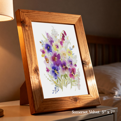 Stems In Bloom Print by Aurelia Thomson