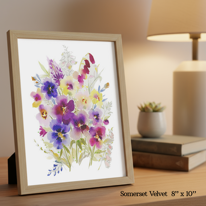 Stems In Bloom Print by Aurelia Thomson