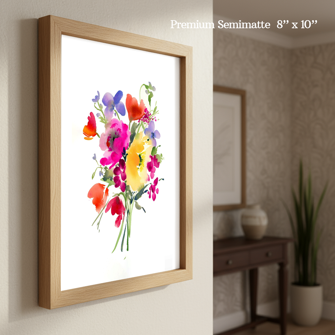 Summer Bouquet Print by Aurelia Thomson