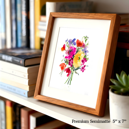 Summer Bouquet Print by Aurelia Thomson