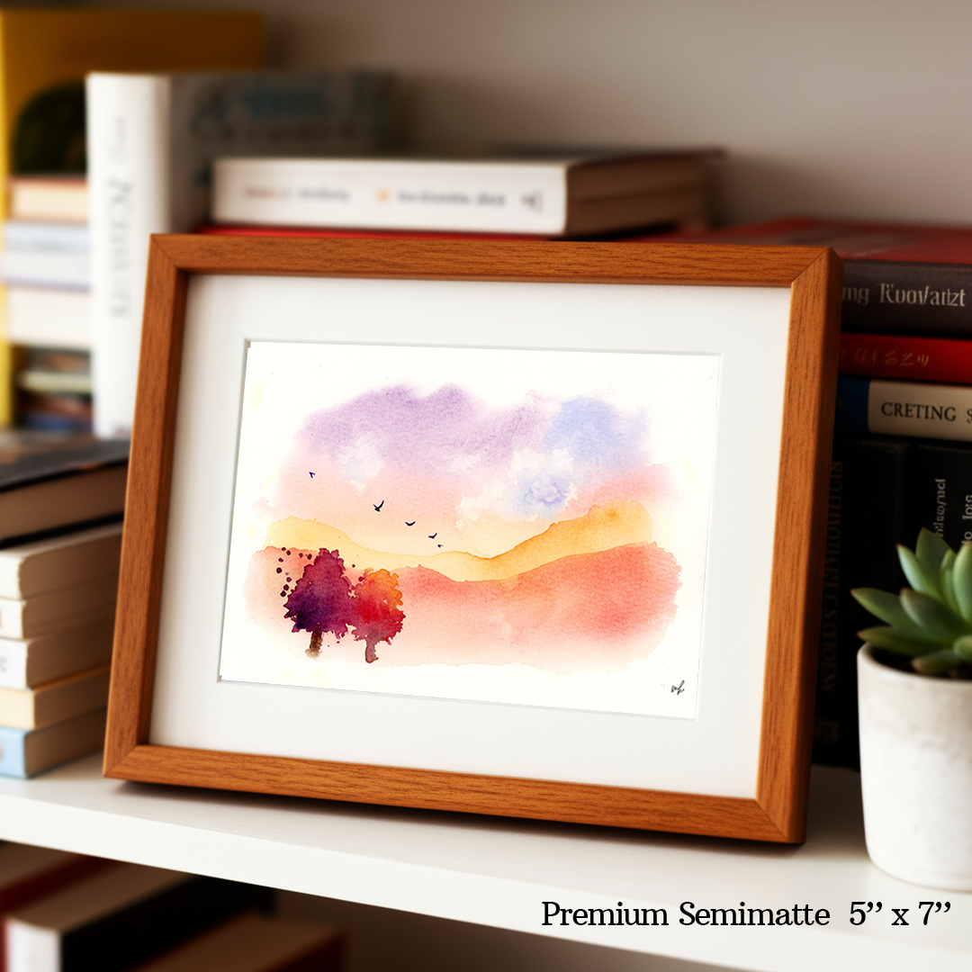 Cotton Candy Skies Print by Madeline Kerrii